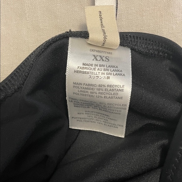 Madewell Classic Black One-Piece Swimsuit - Picture 5 of 5